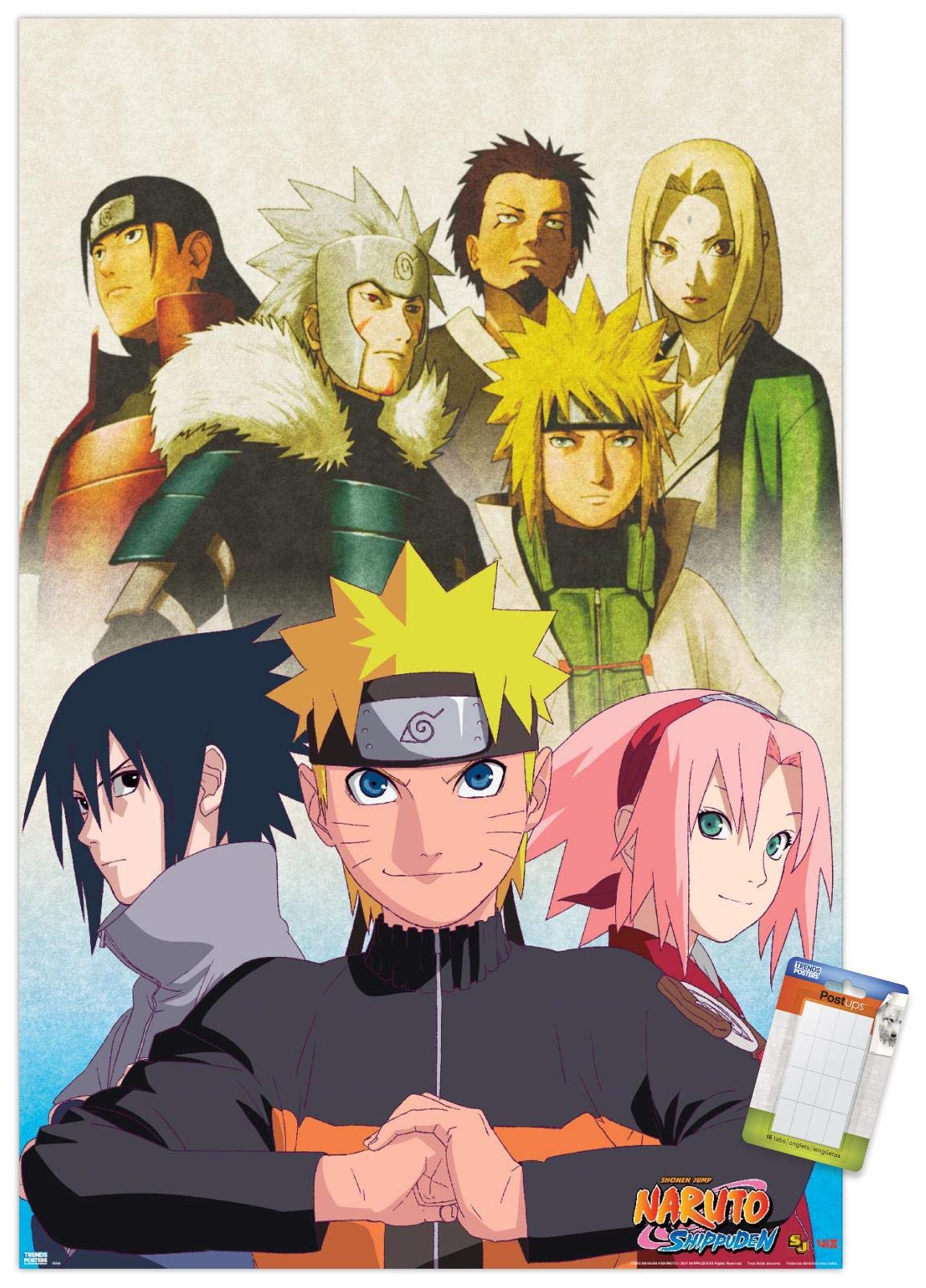 Amazon.com: Trends International Naruto Shippuden - Key Art Wall